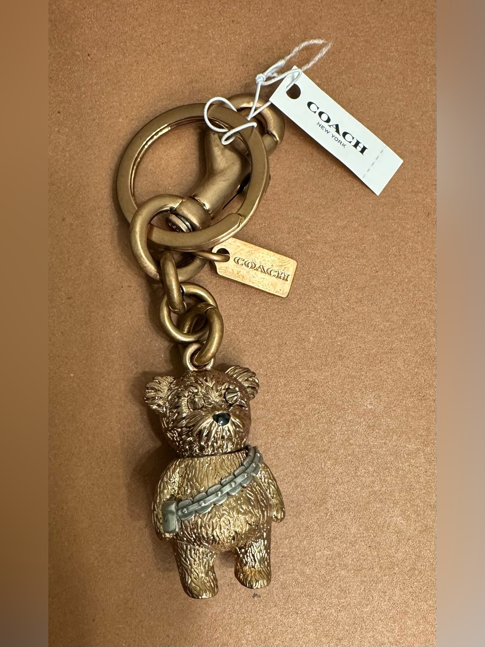 Coach X Star Wars Chewbacca Bear Keychain Charm New